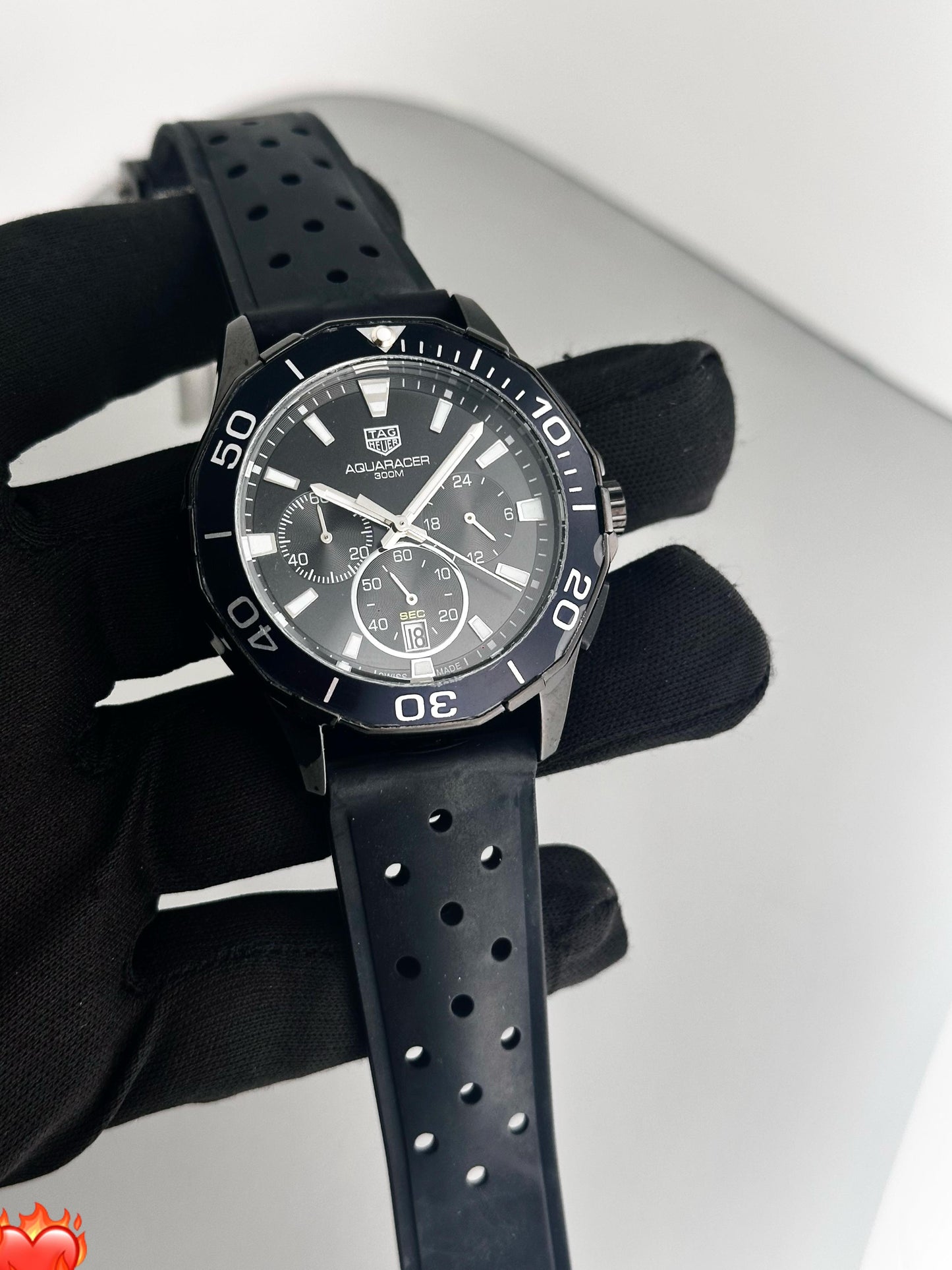 Tag Aquaracer Chrono with Rotating Bezel