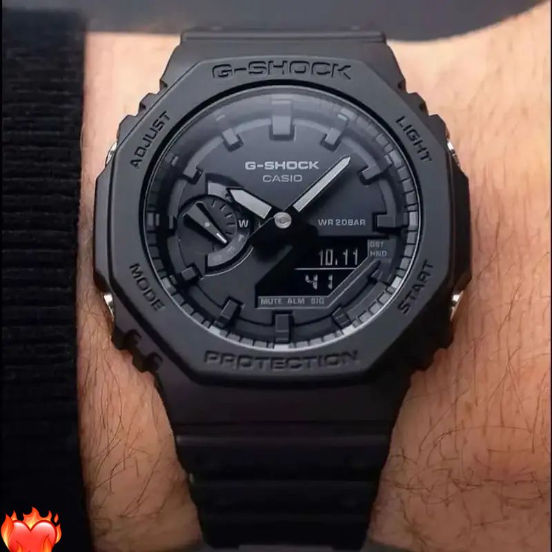 GA-2100 β Digital Sports Watch (Rubber Belt)