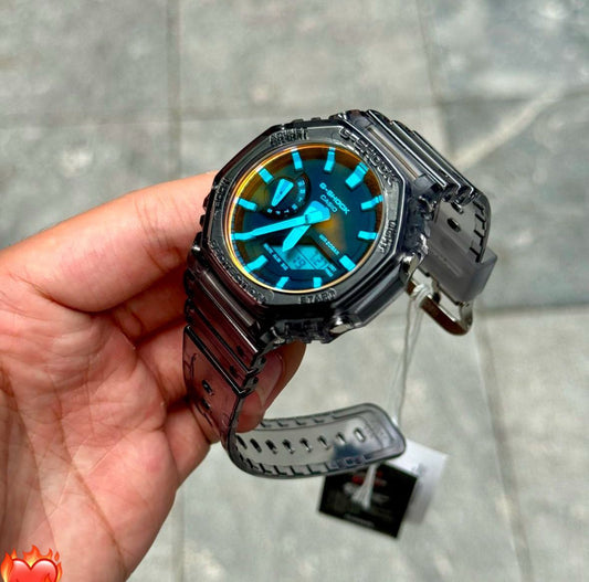 GA-2100TLS – Transparent Belt | Premium Japan Quality