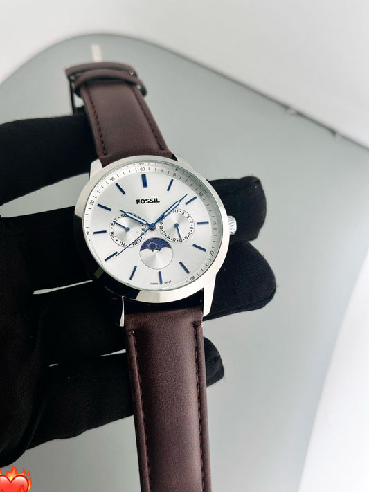 Chronograph – 7AA Premium Quartz Watch | Classic Brown Dial