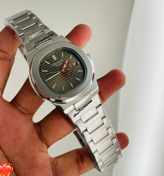 Gents Quartz Watch – Classic Design with Butterfly Lock