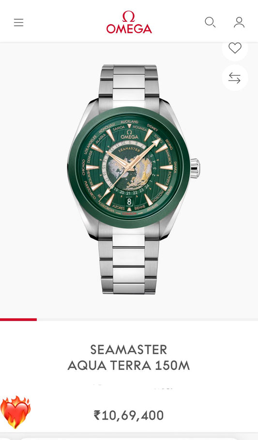 SEAMASTER AQUA TERRA GMT